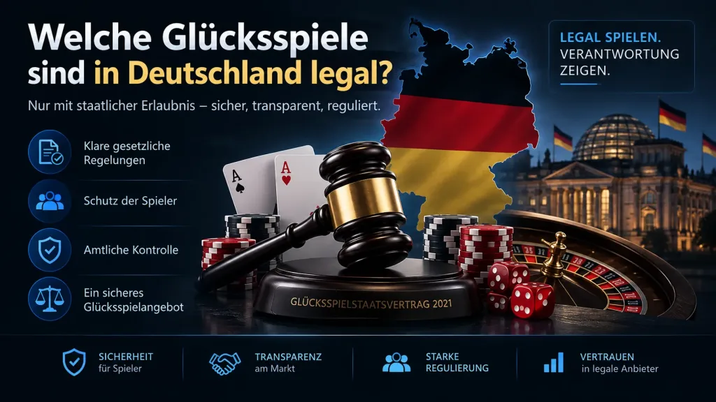 Welche Glücksspiele sind in Deutschland legal?