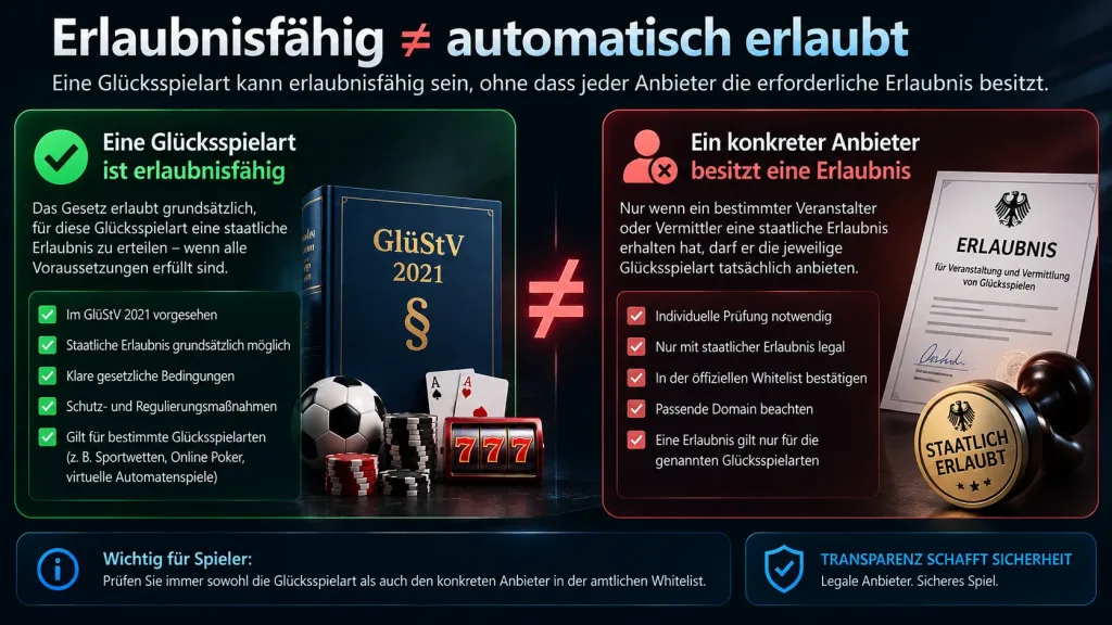 Welche Glücksspiele sind in Deutschland legal?
