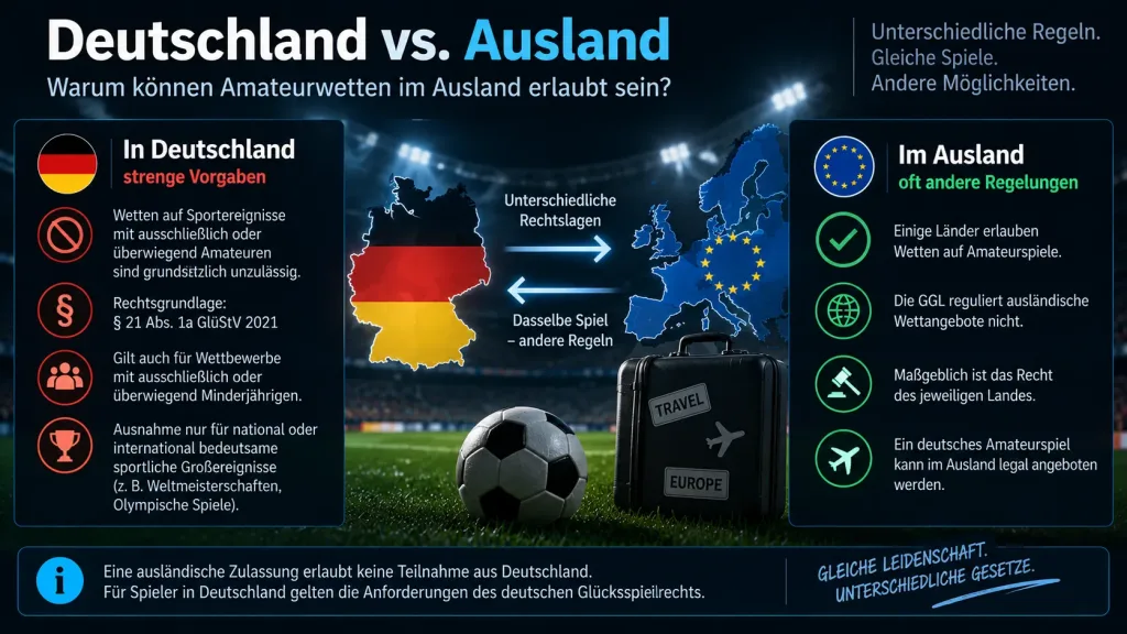 Wetten auf Amateurspiele in Deutschland