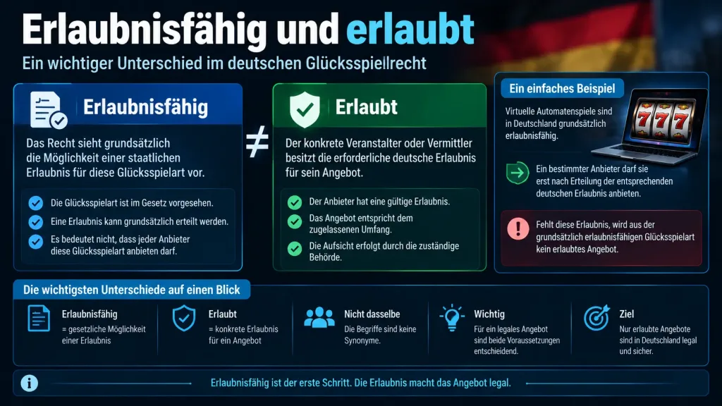 Glücksspielarten in Deutschland einfach erklärt