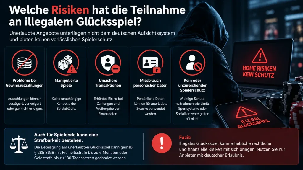 Illegales Glücksspiel in Deutschland erkennen und vermeiden