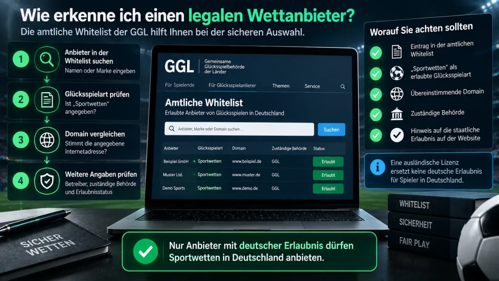 Welche Sportwetten und Wettanbieter sind in Deutschland legal?
