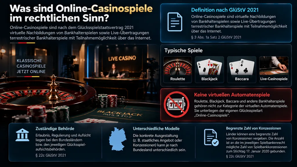 Was sind Online-Casinospiele im rechtlichen Sinn?