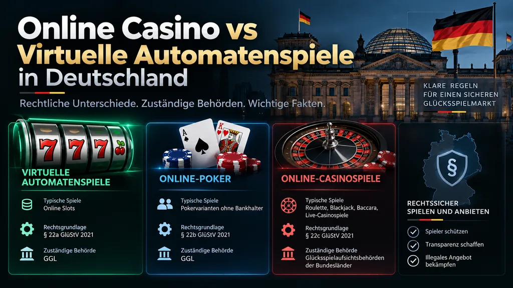 Online Casino vs Virtuelle Automatenspiele in Deutschland