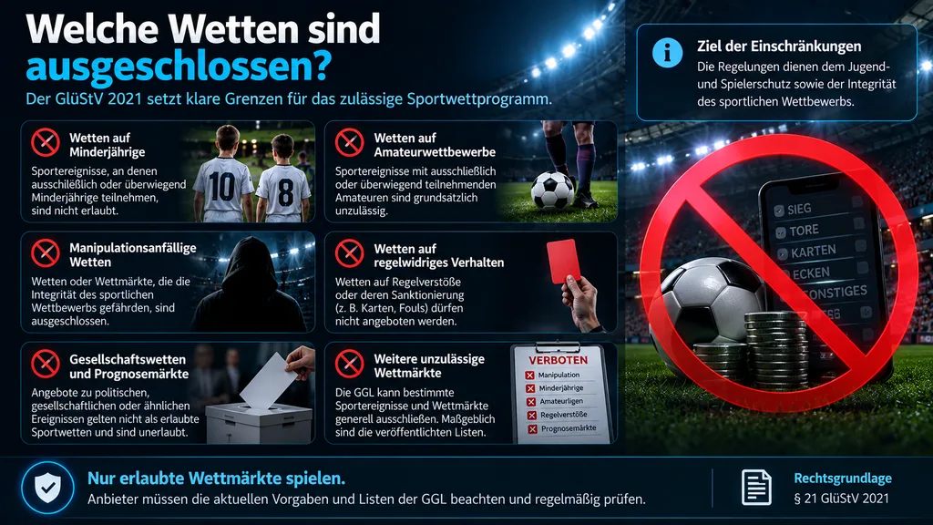 Welche Wetten sind ausgeschlossen?