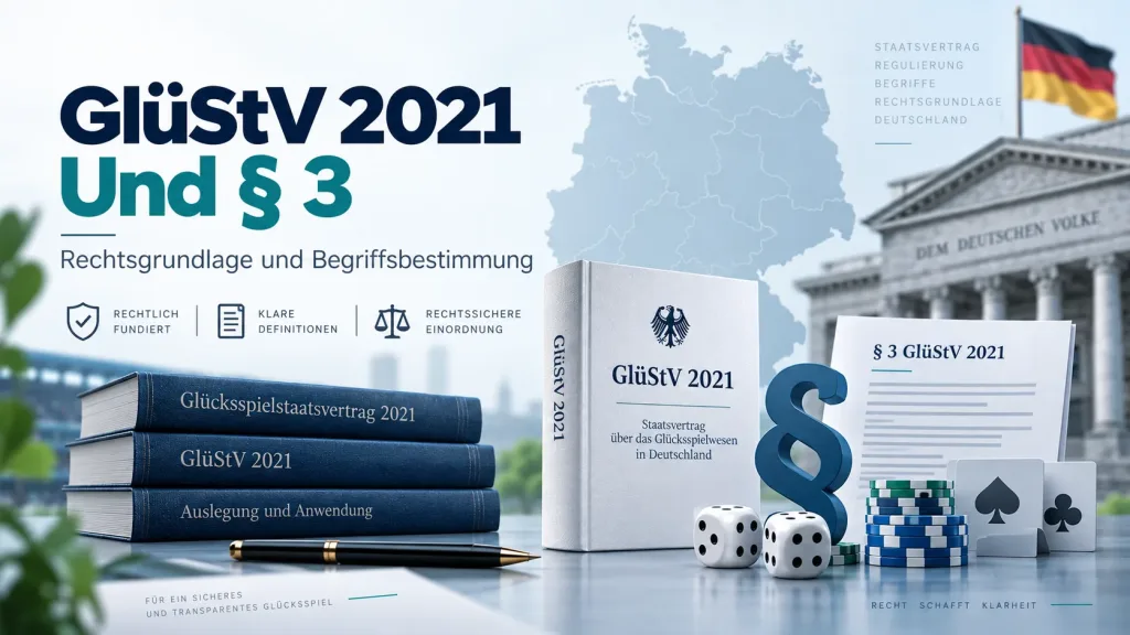 Der Glücksspielstaatsvertrag 2021 als rechtliche Grundlage
