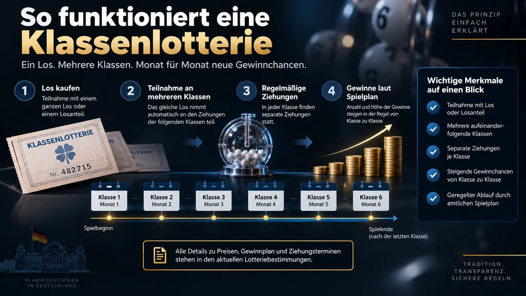 Wie funktioniert eine Klassenlotterie?