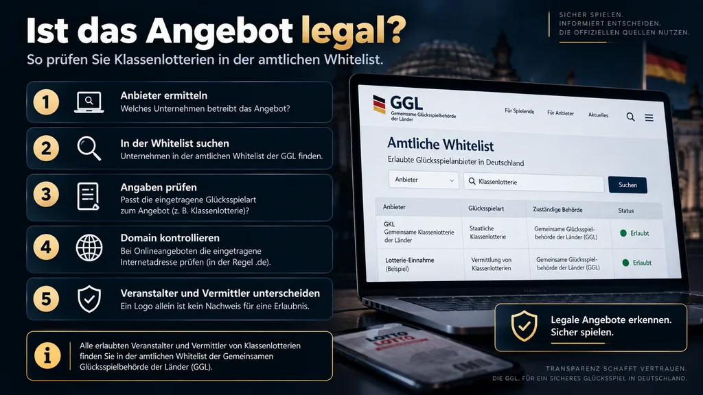 Wie lässt sich ein legales Angebot prüfen?