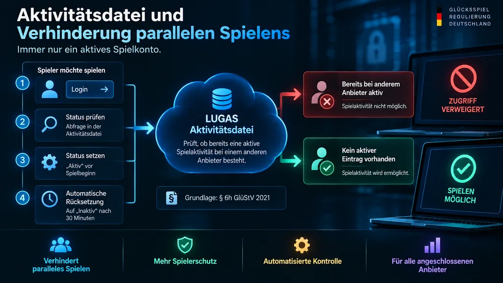 Aktivitätsdatei und Verhinderung parallelen Spielens