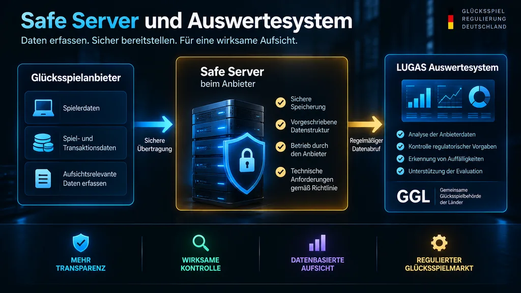 LUGAS Auswertesystem und Safe Server
