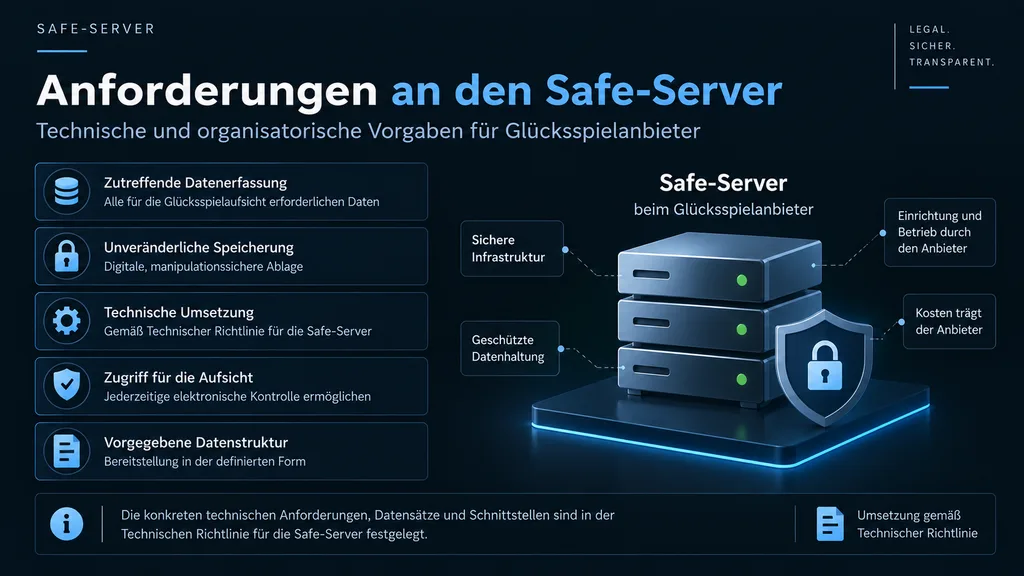 Wer richtet den Safe-Server ein und wer bezahlt ihn?