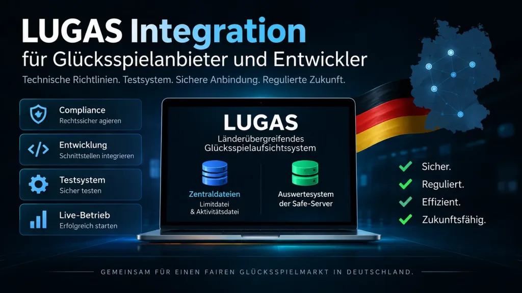 LUGAS Integration für Glücksspielanbieter und Entwickler