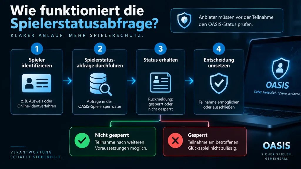 OASIS Spielersperrsystem in Deutschland
