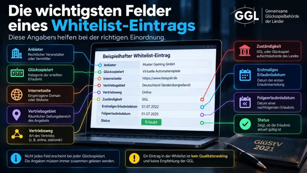GGL Whitelist: Legale Glücksspielanbieter in Deutschland prüfen